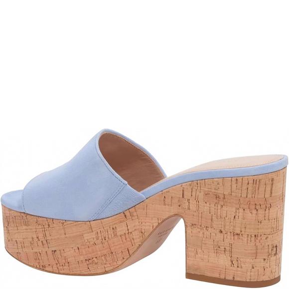 NEW KATE SPADE women\'s ibiza heels in northsrar suede